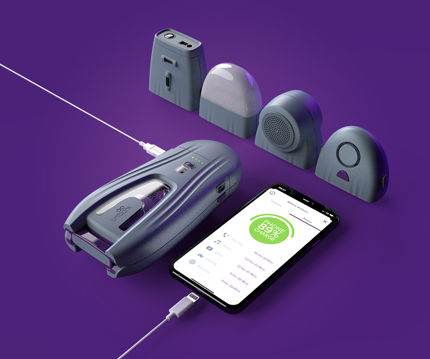 Unibank power bank and attachments